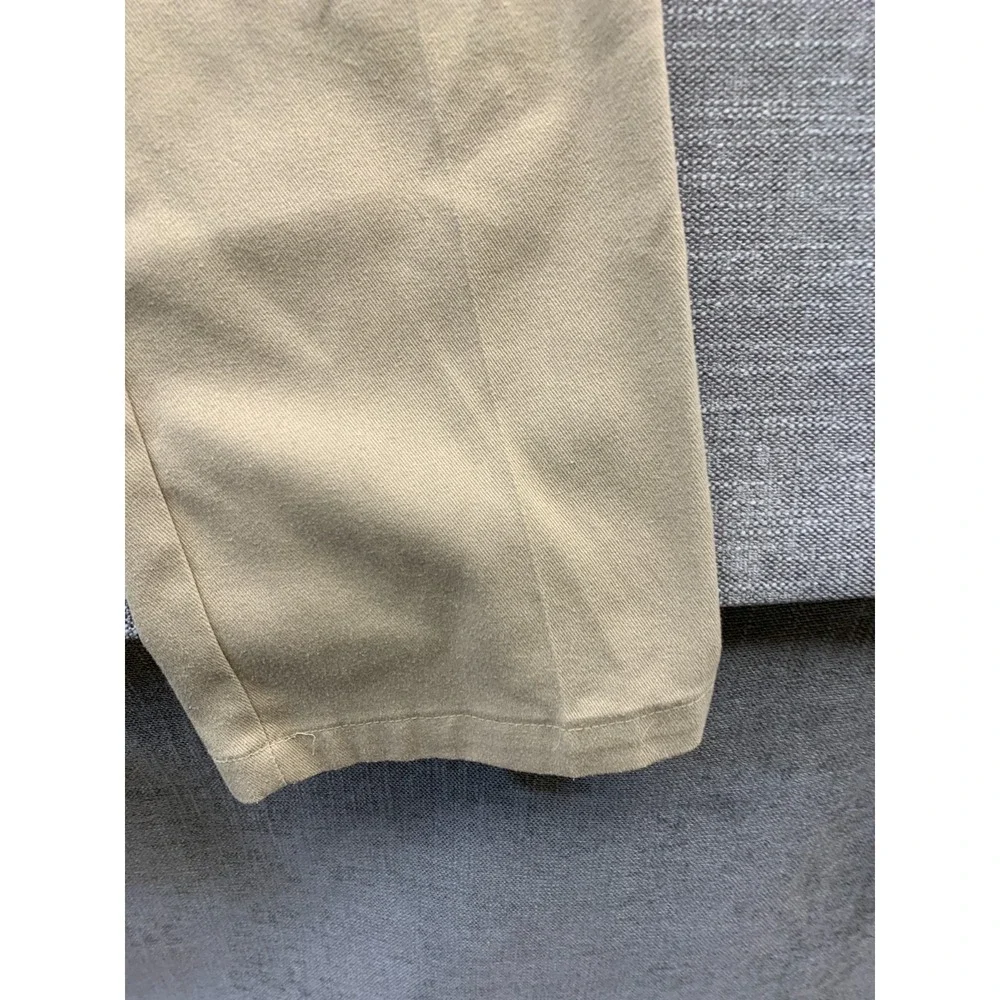 Dickies 874‎ Flex Original Fit Pants Mens 34x32 Beige Cotton Flat Front Workwear